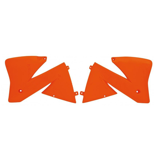 Rtech KTM 250 EGS 1998-1999 Orange Radiator Shrouds