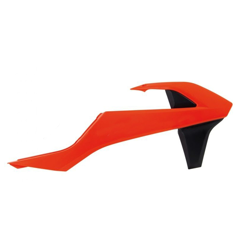 Rtech KTM 125 EXC 2017-2019 Orange/Black Radiator Shrouds