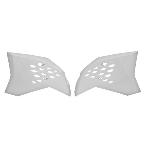 Rtech KTM 125 EXC 2008-2011 White Radiator Shrouds