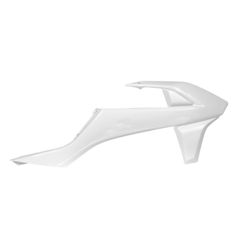 Rtech KTM 125 EXC 2017-2019 White Radiator Shrouds