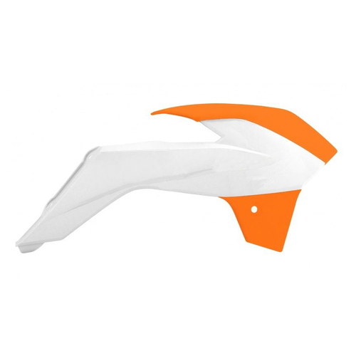 Rtech KTM 85 SX 2013-2017 Orange/White Radiator Shrouds