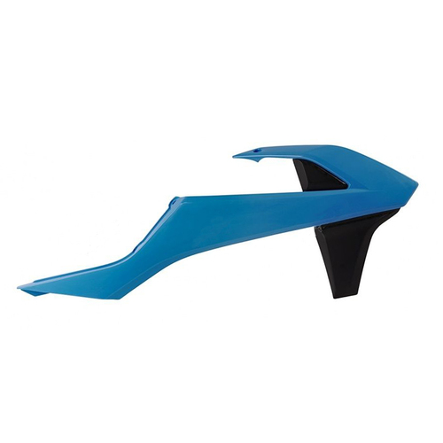 Rtech KTM 125 EXC 2017-2019 Vintage Light Blue/Black Radiator Shrouds