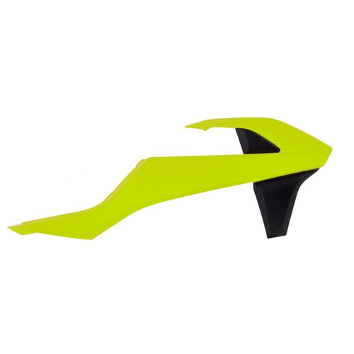 Rtech KTM 125 EXC 2017-2019 Neon Yellow/Black Radiator Shrouds