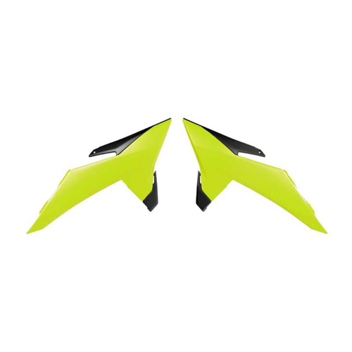Rtech KTM 250 XC-F 2025 Neon Yellow/Black Radiator Shrouds