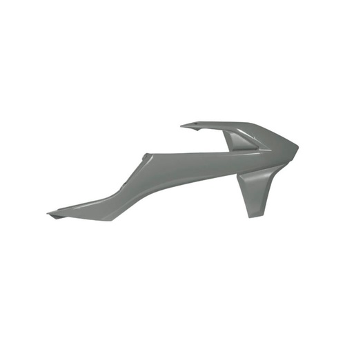 Rtech KTM 250 EXC 2017-2019 Quantum Grey Radiator Shrouds