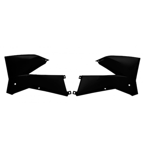 Rtech KTM 125 EXC 2005-2007 Black Radiator Shrouds