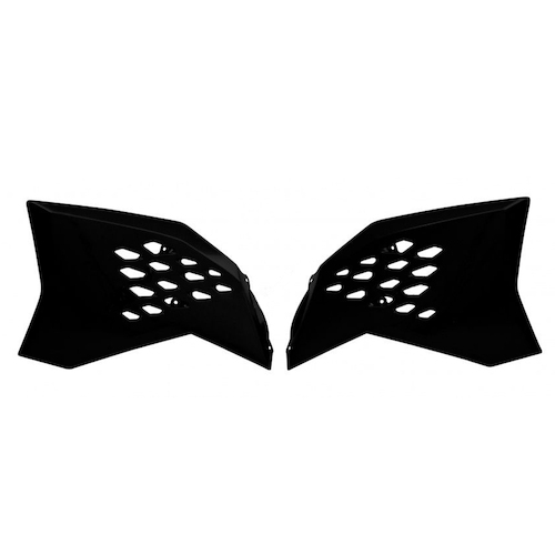 Rtech KTM 125 EXC 2008-2011 Black Radiator Shrouds