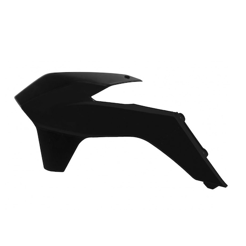 Rtech KTM 125 EXC 2014-2016 Black Radiator Shrouds