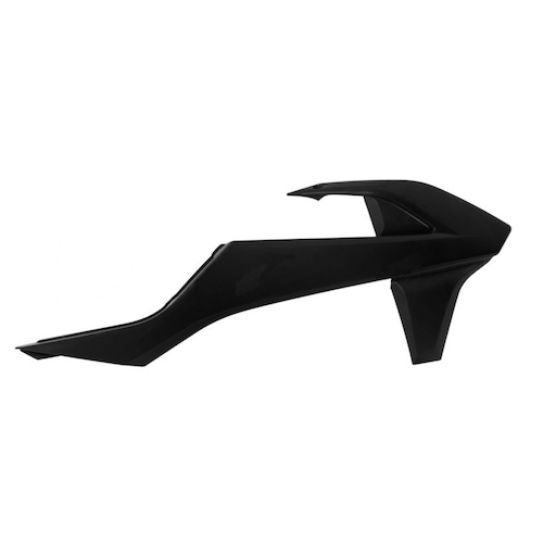 Rtech KTM 125 EXC 2017-2019 Black Radiator Shrouds