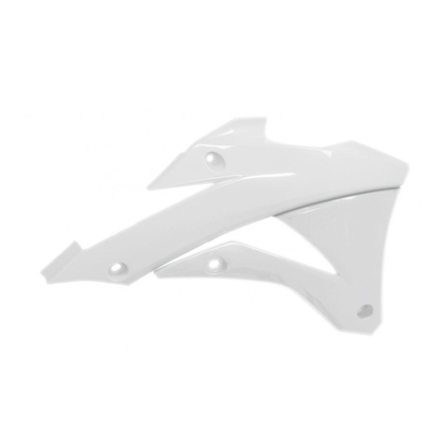 Rtech Kawasaki KX 85 2014-2021 White Radiator Shrouds