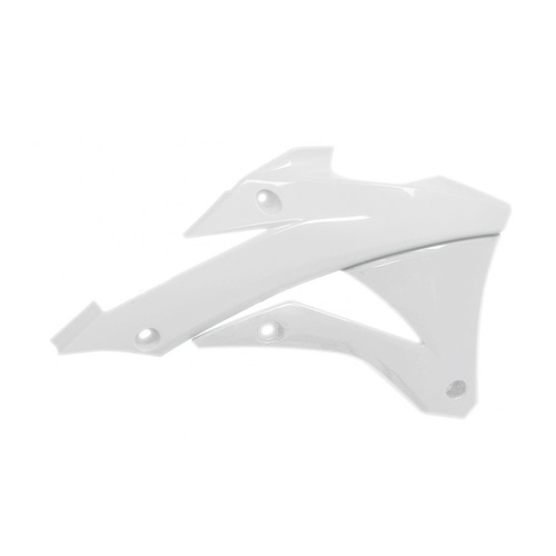 Rtech Kawasaki KX 85 L 2014-2021 White Radiator Shrouds