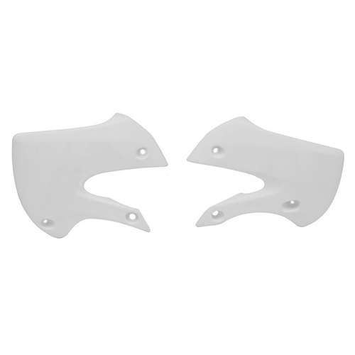 Rtech Kawasaki KX 65 2001-2024 White Radiator Shrouds