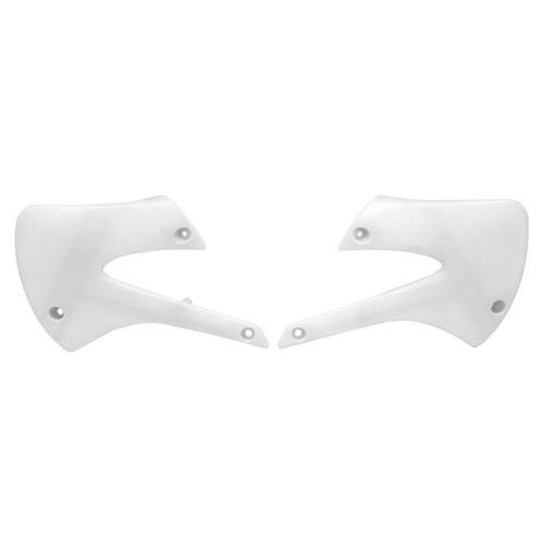 Rtech Kawasaki KX 100 1998-2013 White Radiator Shrouds