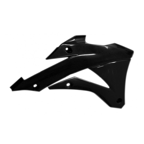 Rtech Kawasaki KX 100 2014-2021 Black Radiator Shrouds