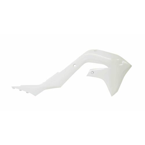 Rtech Kawasaki KX 450 F 2019-2023 White Radiator Shrouds