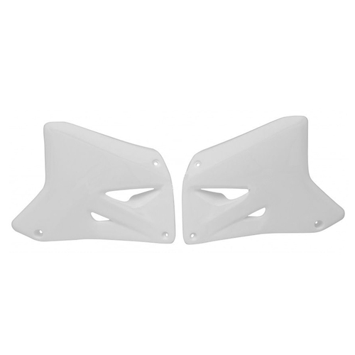 Rtech Suzuki RM 250 2001-2002 White Radiator Shrouds