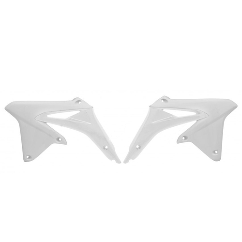 Rtech Suzuki RM-Z 450 2008 White Radiator Shrouds