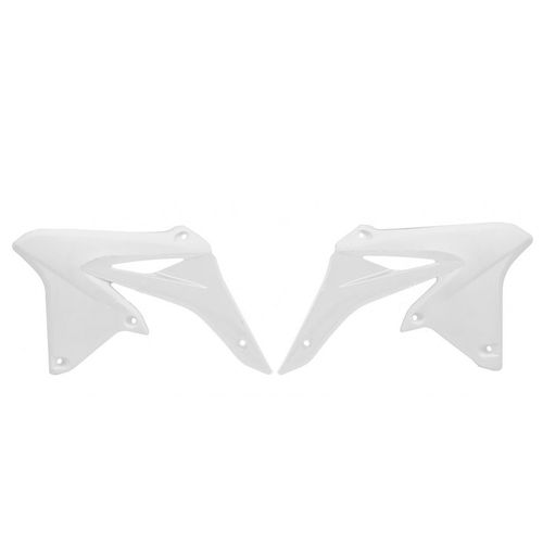 Rtech Suzuki RM-Z 250 2010-2018 White Radiator Shrouds