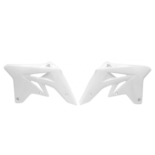 Rtech Suzuki RM-Z 250 2007-2009 White Radiator Shrouds