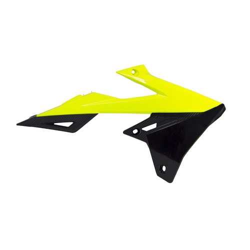 Rtech Suzuki RM-Z 450 2018-2024 Neon Yellow/Black Radiator Shrouds