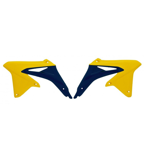 Rtech Suzuki RM-Z 450 2009-2021 Yellow/Blue Radiator Shrouds