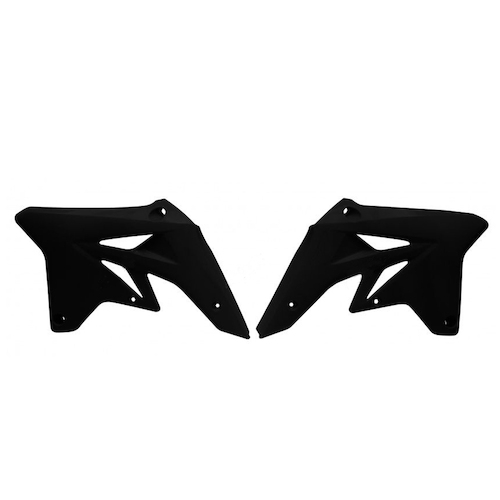 Rtech Suzuki RM-Z 250 2007-2009 Black Radiator Shrouds