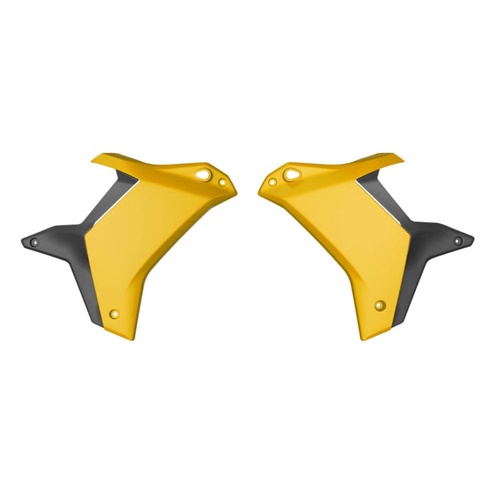 Rtech Yamaha XTZ 690 TENERE (T7) 2025 YZ Yellow/Black Radiator Shrouds