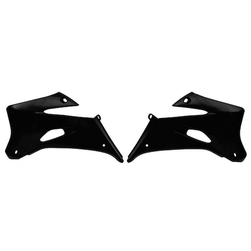 Rtech Yamaha WR 250 F 2007-2014 Black Radiator Shrouds