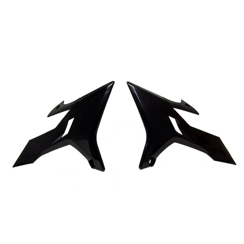 Rtech Yamaha YZ Revolution WR 250 2016-2021 Black Radiator Shrouds
