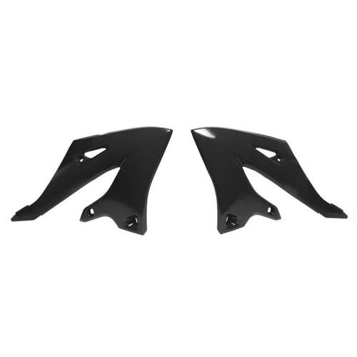 Rtech Yamaha YZ 125 X 2023-2024 Black Radiator Shrouds