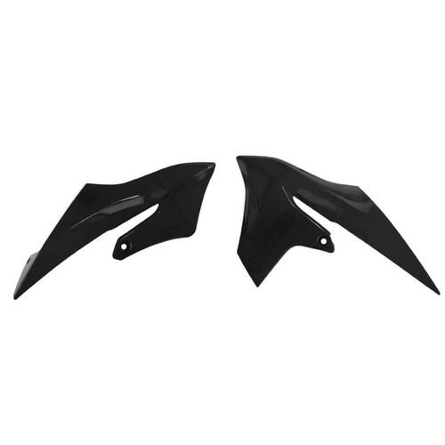 Rtech Yamaha YZ 65 2018-2024 Black Radiator Shrouds