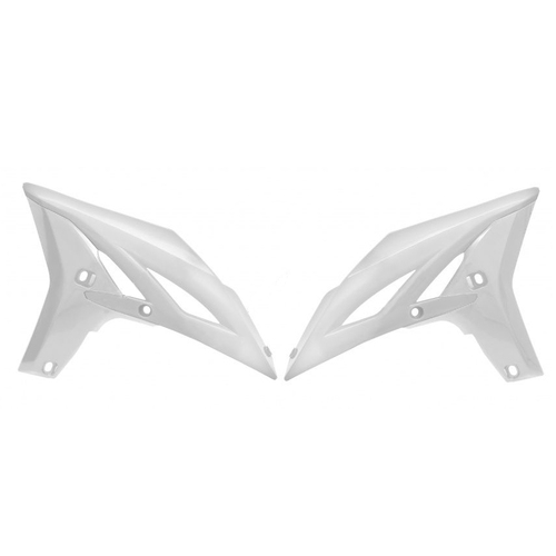 Rtech Yamaha WR 450 F 2012-2015 White Radiator Shrouds