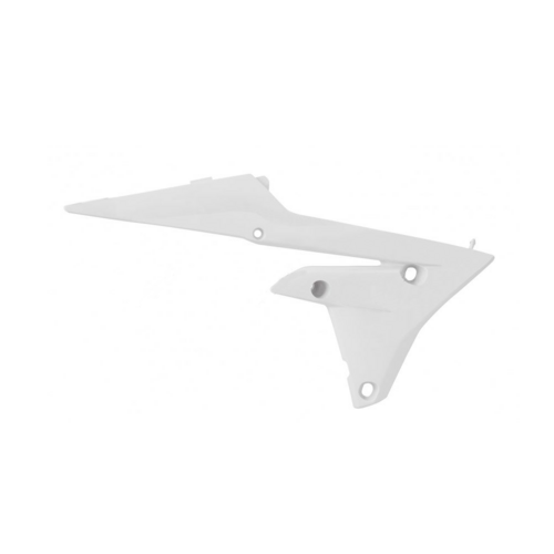Rtech Yamaha WR 250 F 2015-2019 White Lower Radiator Shrouds