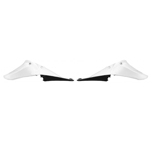 Rtech Yamaha YZ 450 F 2010-2013 White/Black Upper Radiator Shrouds