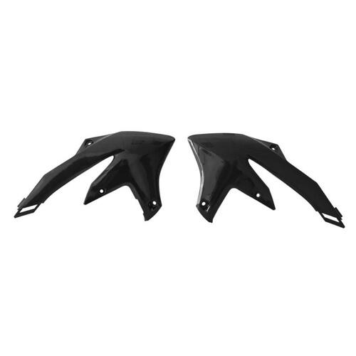 Rtech Yamaha YZ 250 F 2024 Black Radiator Shrouds