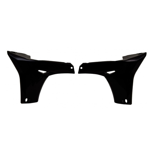 Rtech Yamaha YZ 450 F 2010-2013 Black Lower Radiator Shrouds