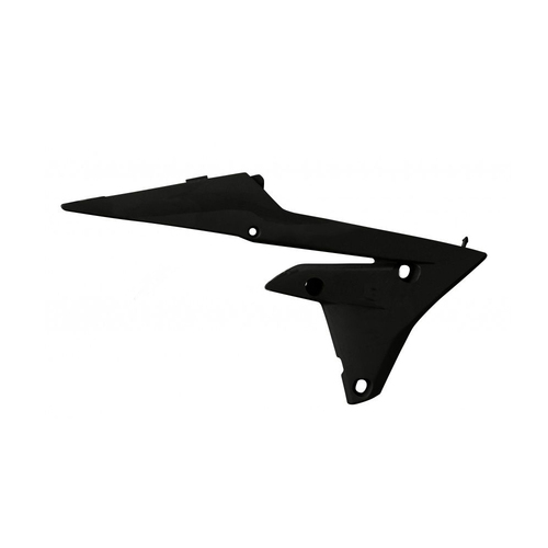 Rtech Yamaha WR 250 F 2015-2019 Black Lower Radiator Shrouds