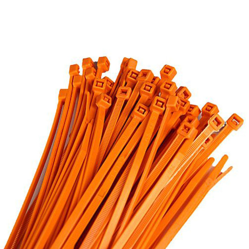 Rtech Orange Nylon Cable Zip Ties 3.6x180mm (100 pcs)