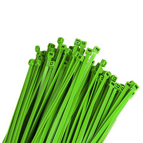 Rtech Green Nylon Cable Zip Ties 3.6x180mm (100 pcs)