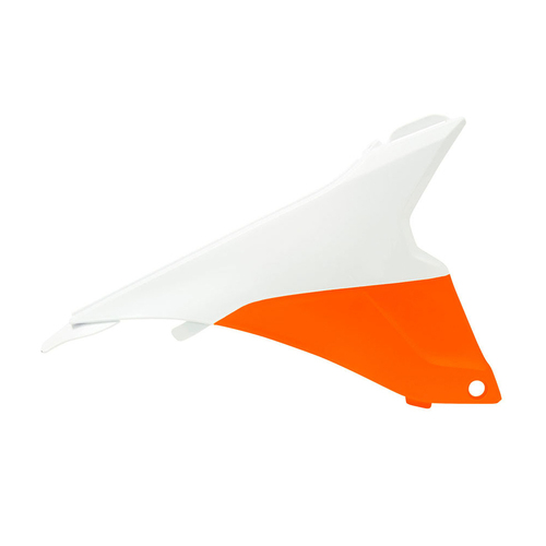 Rtech KTM 125 SX 2013-2014 Orange/White Right Airbox Side Panel