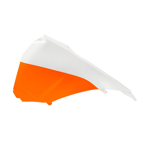Rtech KTM 125 SX 2013-2014 Orange/White Left Airbox Side Panel