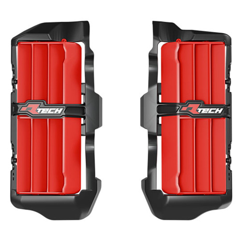 Rtech Beta RR 350 4T RACING 2025 Black/Red Oversized Radiator Louvers