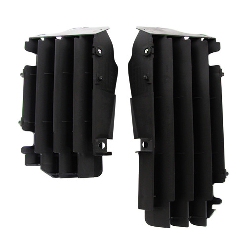Rtech Kawasaki Black Oversized Radiator Louvers KX 450 F 2019-2023