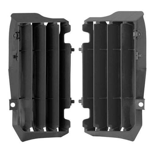 Rtech Kawasaki Black Oversized Radiator Louvers KX 450 SR 2024