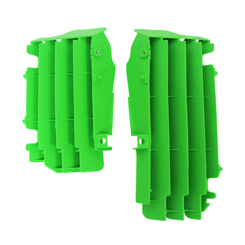 Rtech Kawasaki Green Oversized Radiator Louvers KX 450 F 2016-2018