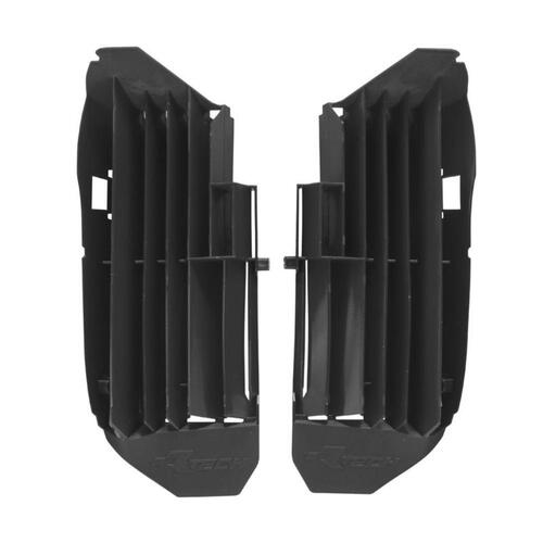 Rtech Yamaha Black Oversized Radiator Louvers YZ 450 FX 2024