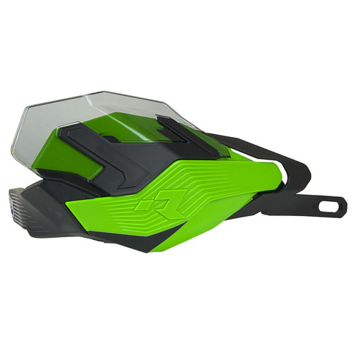 Rtech Green/Black HP3 Adventure Handguards - Mount Kit Not Included