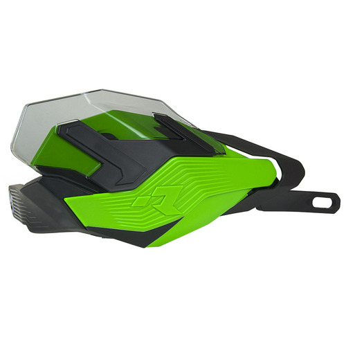 Rtech Green/Black HP3 Adventure Handguards - Mount Kit Not Included