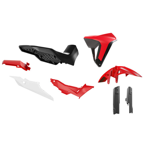 Rtech Honda XL 750 TRANSALP 2023-2025 Red/Black/White Plastic Kit