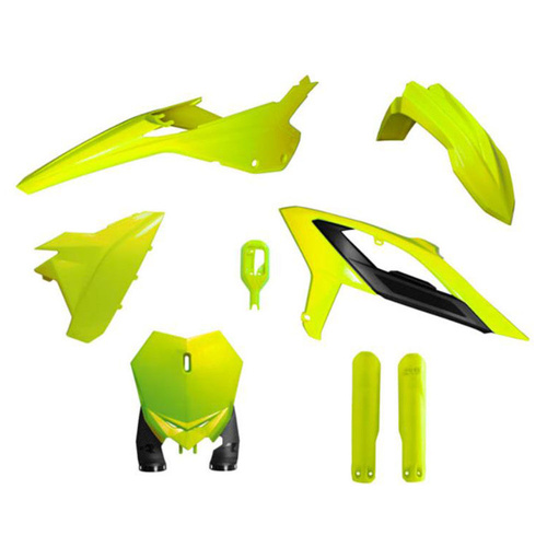 Rtech Beta RX 300 2023-2024 Neon Yellow Plastic Kit (6 Piece Kit)